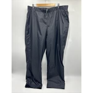 Columbia OMNI-TECH Men's Nylon Outdoor Rain Pants Black Size XXL 2XL